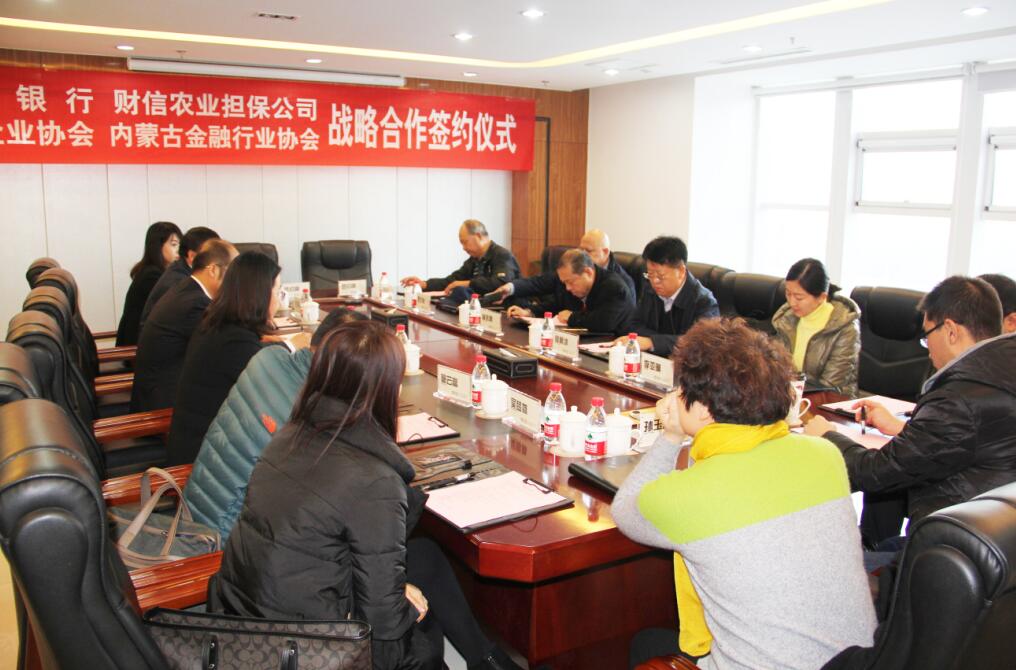 匯聚多方共識(shí)，共謀內(nèi)蒙古農(nóng)牧業(yè)產(chǎn)業(yè)新發(fā)展——四方銀企戰(zhàn)略合作洽談會(huì)召開